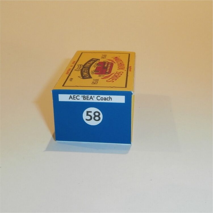 Matchbox Lesney 58a BEA Coach B Style Repro Box - Image 3