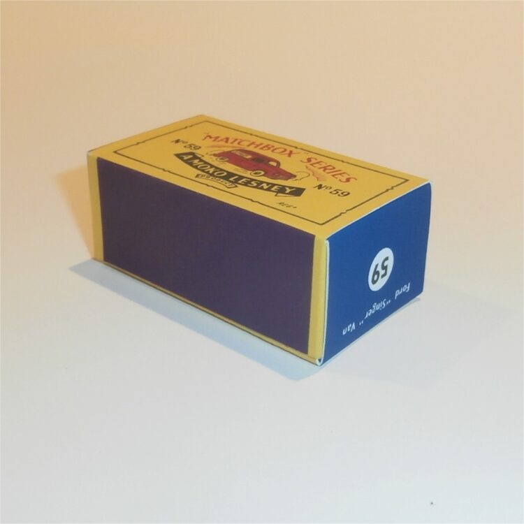 Matchbox Lesney 59a Singer Van B Style Repro Box - Image 2