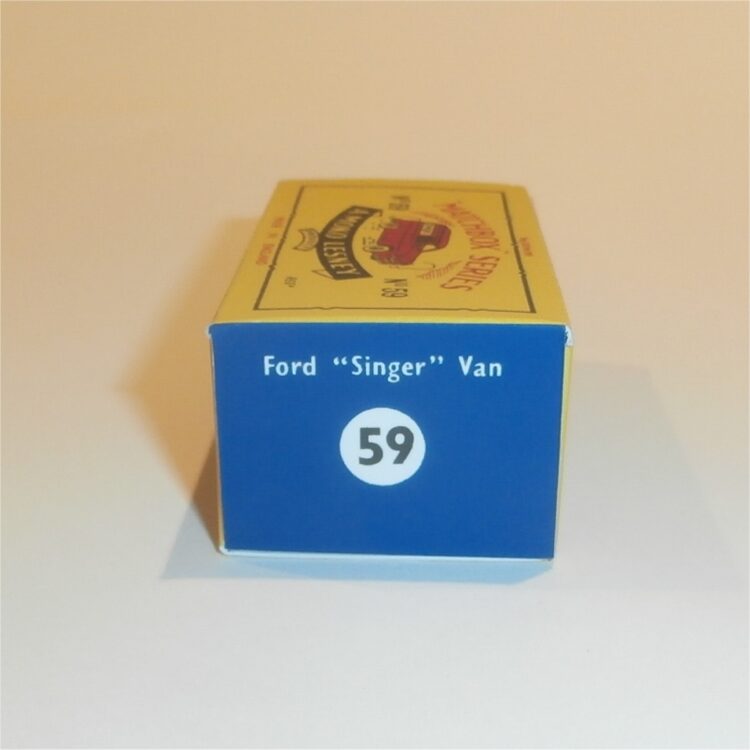 Matchbox Lesney 59a Singer Van B Style Repro Box - Image 3