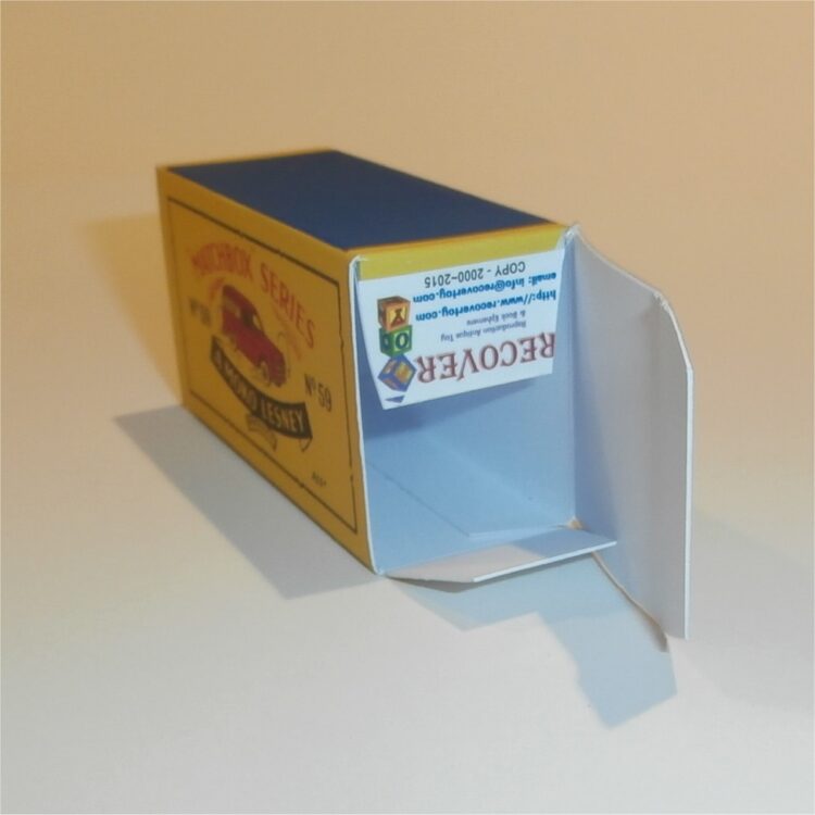 Matchbox Lesney 59a Singer Van B Style Repro Box - Image 4