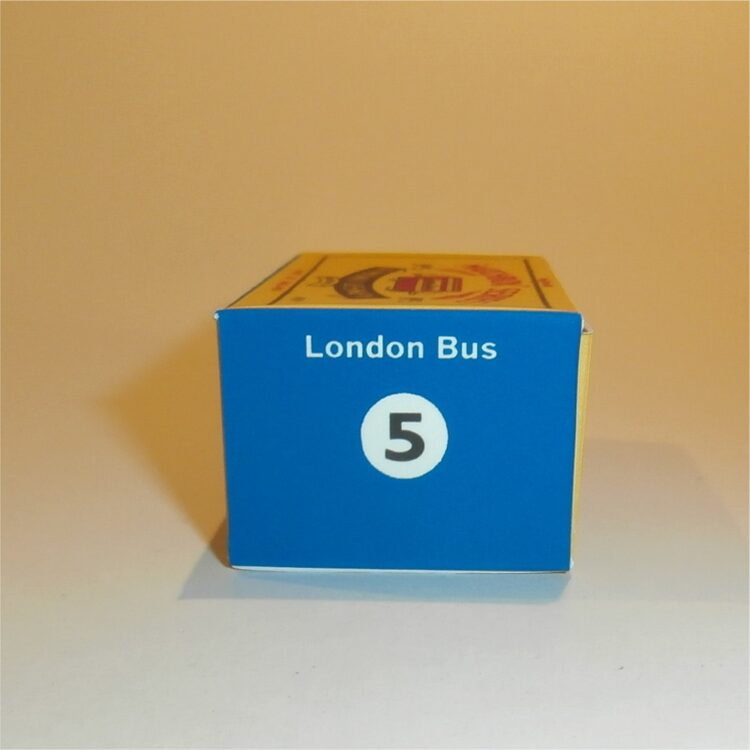 Matchbox Lesney  5b2 London Bus 'Players Please' 57mm B Style Repro Box - Image 3