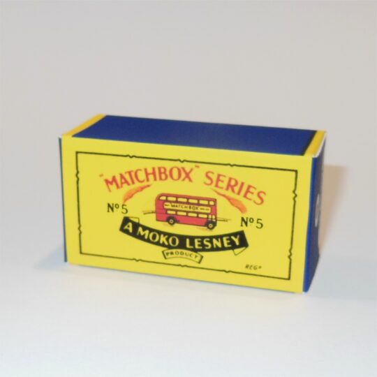 Matchbox Lesney  5b3 London Bus 'Buy Matchbox Series' B Style Repro Box