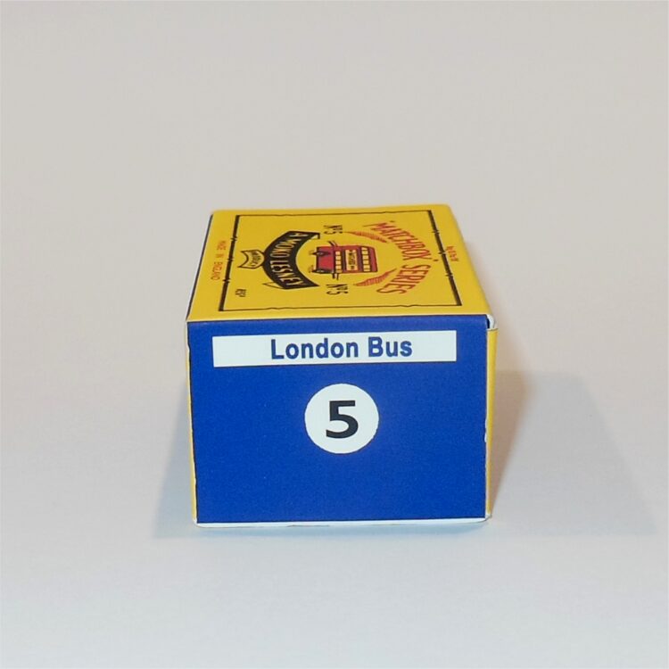 Matchbox Lesney  5b3 London Bus 'Buy Matchbox Series' B Style Repro Box - Image 3