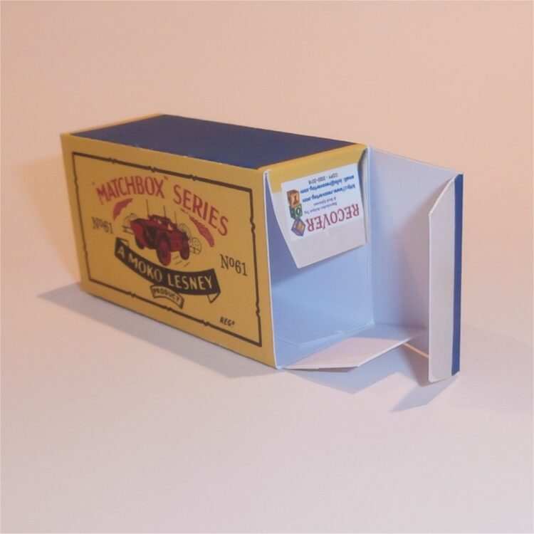 Matchbox Lesney 61a Ferret Scout Car B Style Repro Box - Image 4