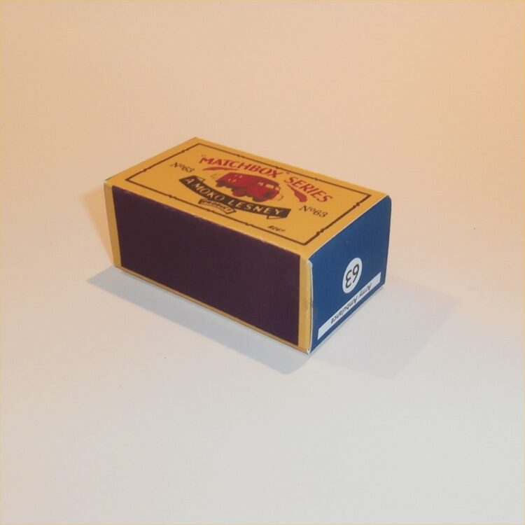 Matchbox Lesney 63a Military Ambulance B Style Repro Box - Image 2