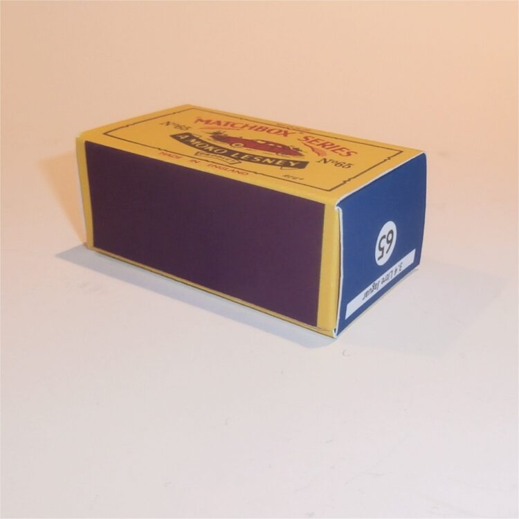 Matchbox Lesney 65a Jaguar 3.4 Litre B Style Repro Box - Image 2