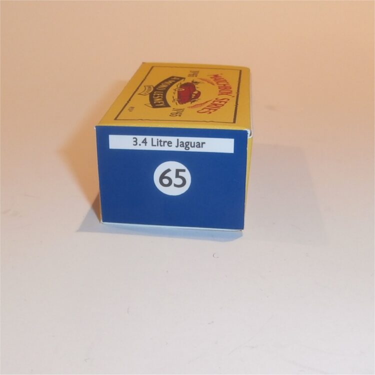 Matchbox Lesney 65a Jaguar 3.4 Litre B Style Repro Box - Image 3