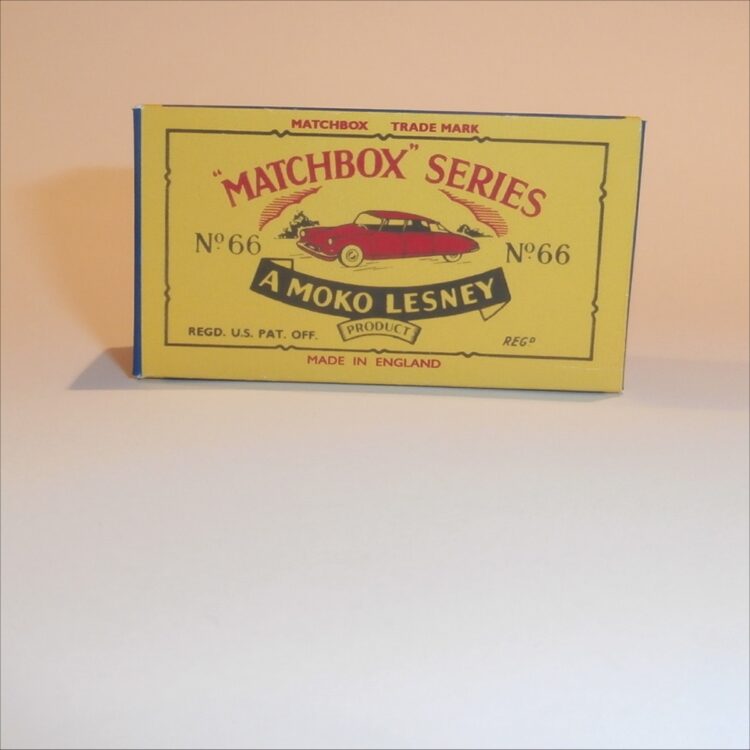 Matchbox Lesney 66a Citroen DS19 B Style Repro Box