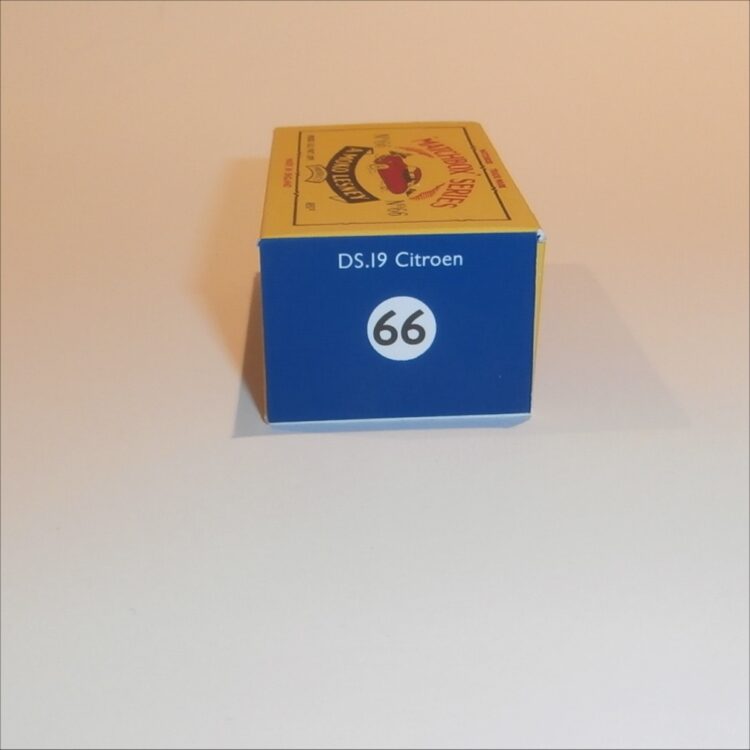 Matchbox Lesney 66a Citroen DS19 B Style Repro Box - Image 3