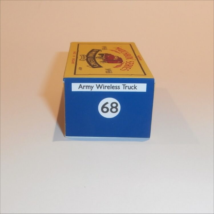 Matchbox Lesney 68a Army Radio Truck B Style Repro Box - Image 3