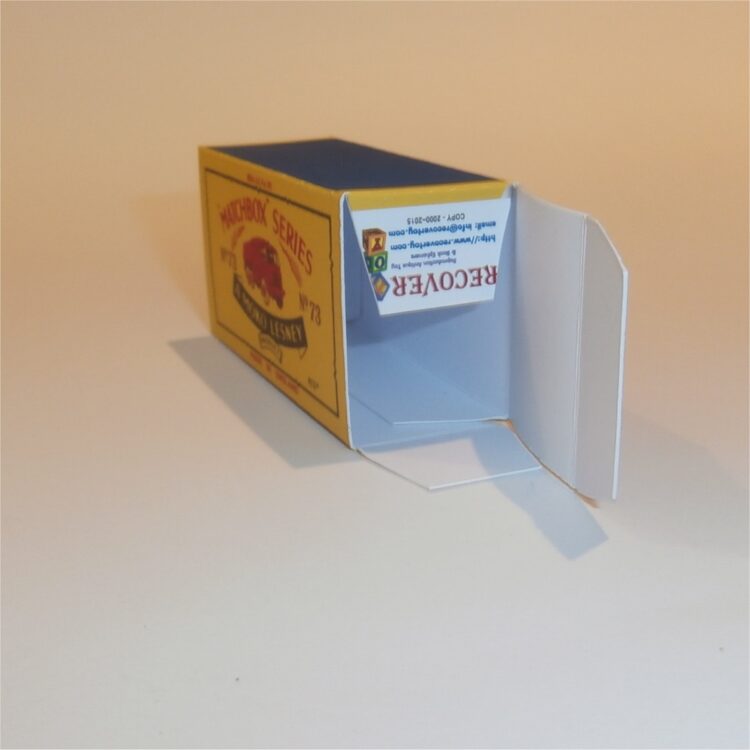 Matchbox Lesney 73a RAF Refueller B Style Repro Box - Image 4