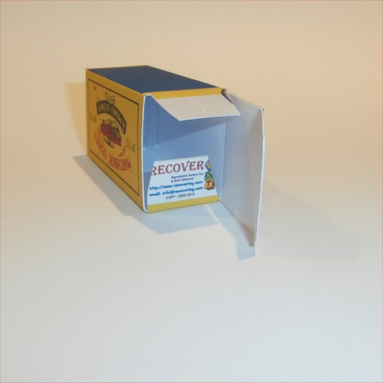 Matchbox Lesney 75a Ford Thunderbird B Style Repro Box - Image 4
