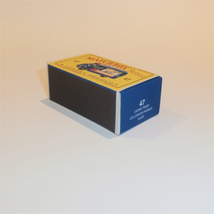 Matchbox Lesney 47b Blue Commer Ice Cream Van Empty D Style Repro Box - Image 2