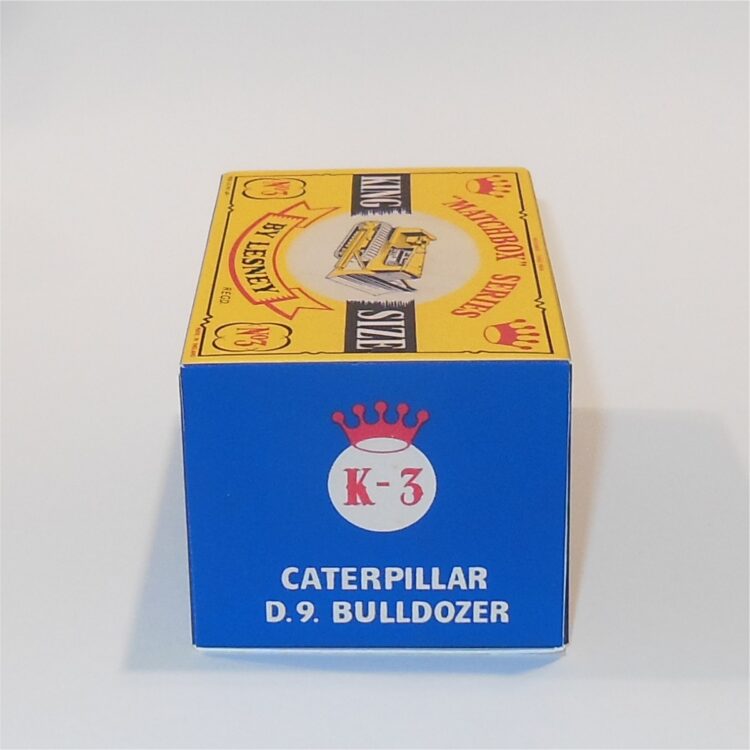Matchbox King Size 3a Caterpillar D.9 Bulldozer C Style Repro Box - Image 3