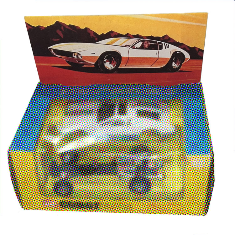 Corgi Toys  271 Ghia Mangusta De Tomaso Box Header Card Only - Image 4