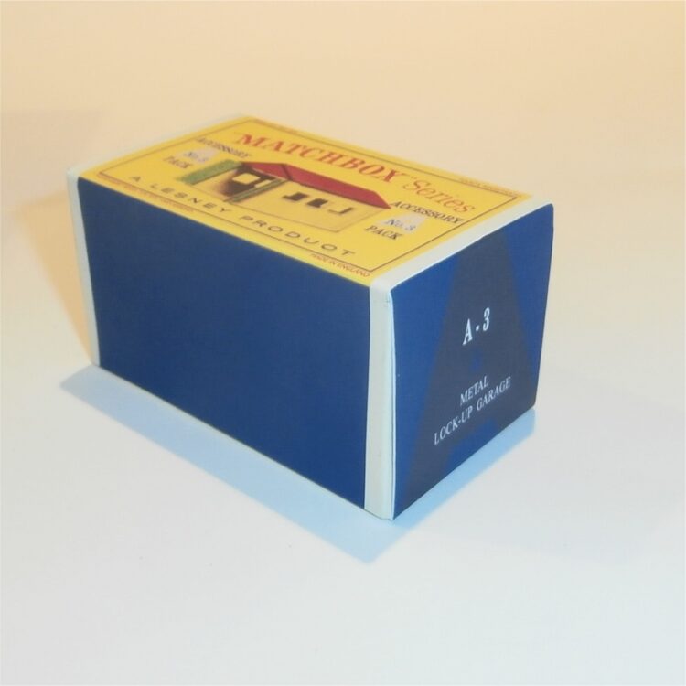 Matchbox Lesney Accessory Pack 3a Single Car Garage Empty D Style Repro Box - Image 2
