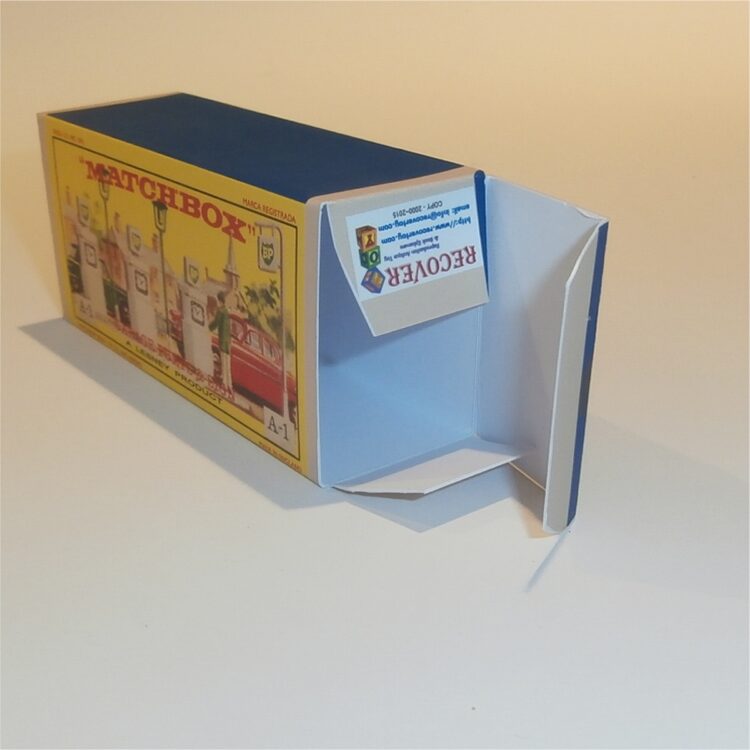 Matchbox Lesney Accessory A1b BP Petrol Pumps E Style Repro Box - Image 4