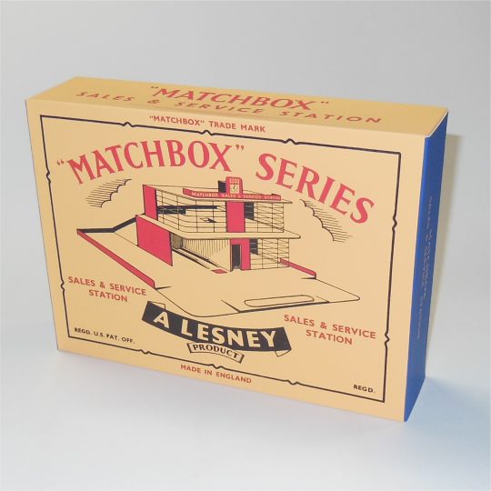 Matchbox Lesney Accessory MG-1b1 Esso Garage Service Station C Style Repro Box