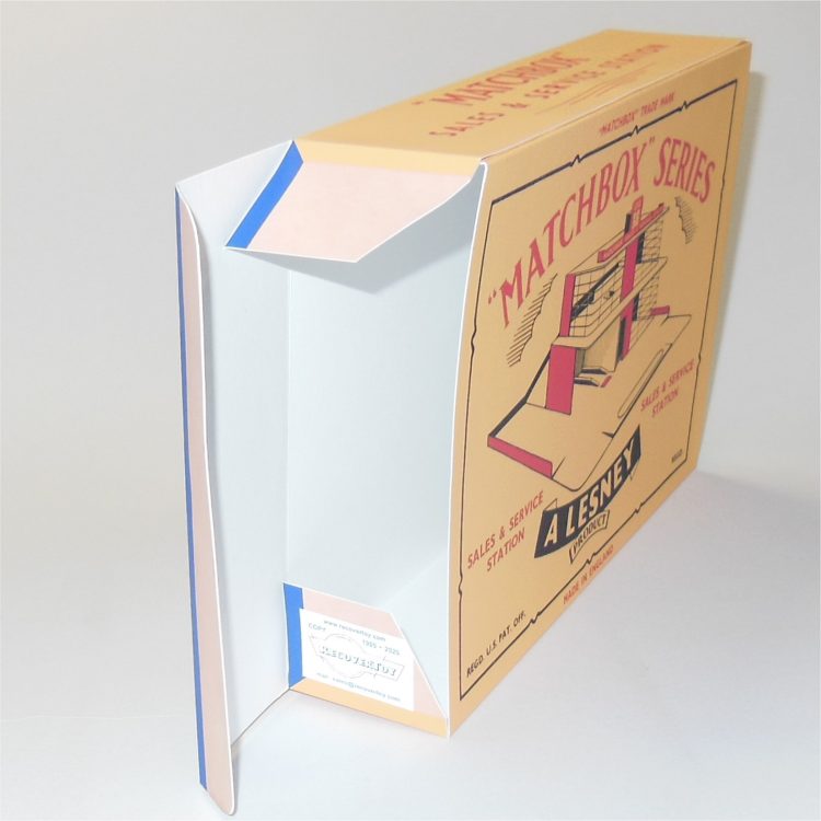 Matchbox Lesney Accessory MG-1b1 Esso Garage Service Station C Style Repro Box - Image 4