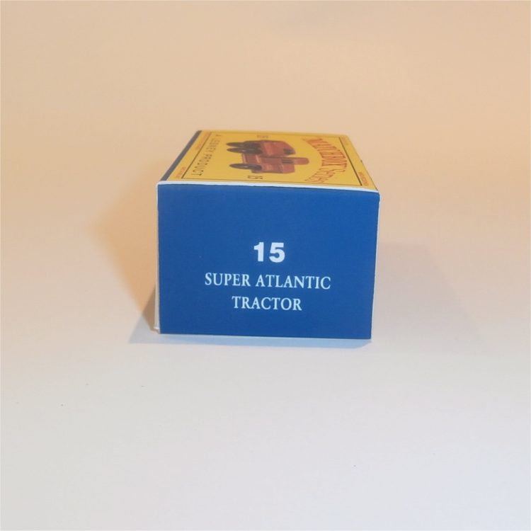 Matchbox Lesney 15b Rotinoff Atlantic Tractor Empty D Style Repro Box - Image 3