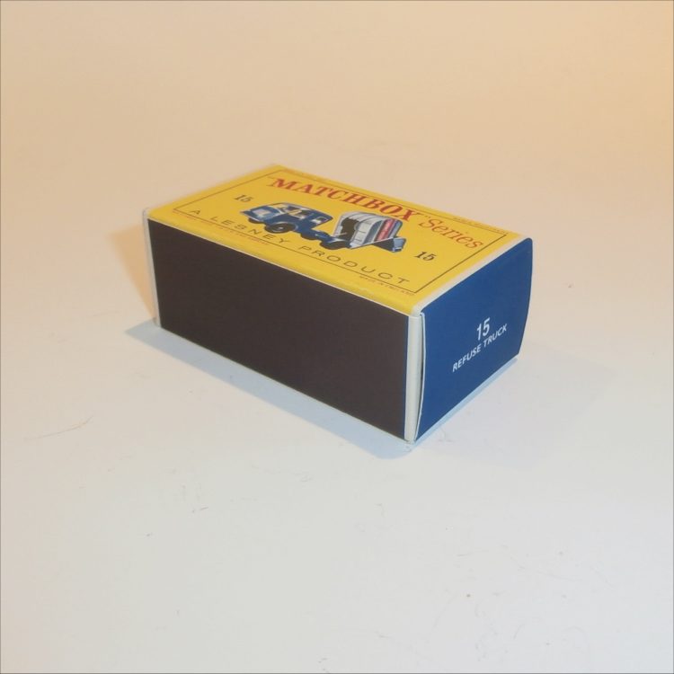 Matchbox Lesney 15c Dennis Refuse Truck Empty D Style Repro Box - Image 2