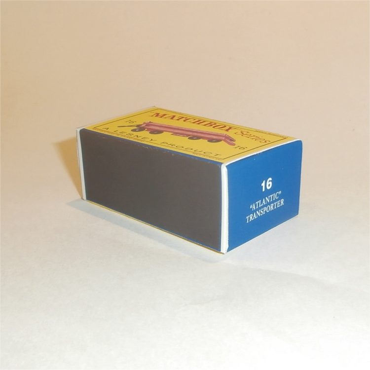 Matchbox Lesney 16b Atlantic Trailer Empty D Style Repro Box - Image 2