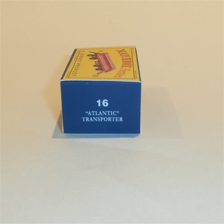 Matchbox Lesney 16b Atlantic Trailer Empty D Style Repro Box - Image 3