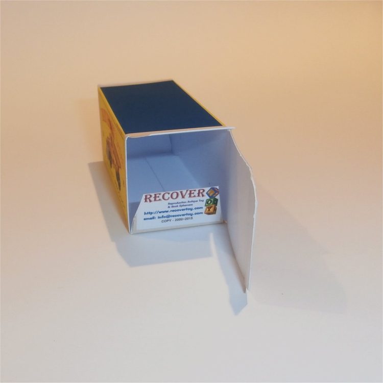 Matchbox Lesney 16c1 Snow Plough Black Stripes Empty D Style Repro Box - Image 4