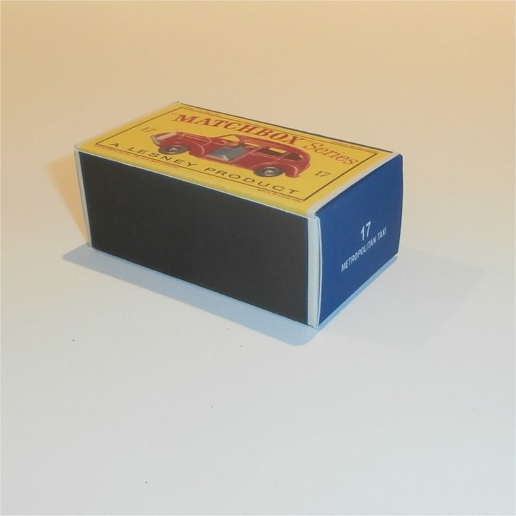 Matchbox Lesney 17c Metropolitan Taxi Empty D Style Repro Box - Image 2