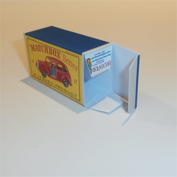 Matchbox Lesney 17c Metropolitan Taxi Empty D Style Repro Box - Image 4
