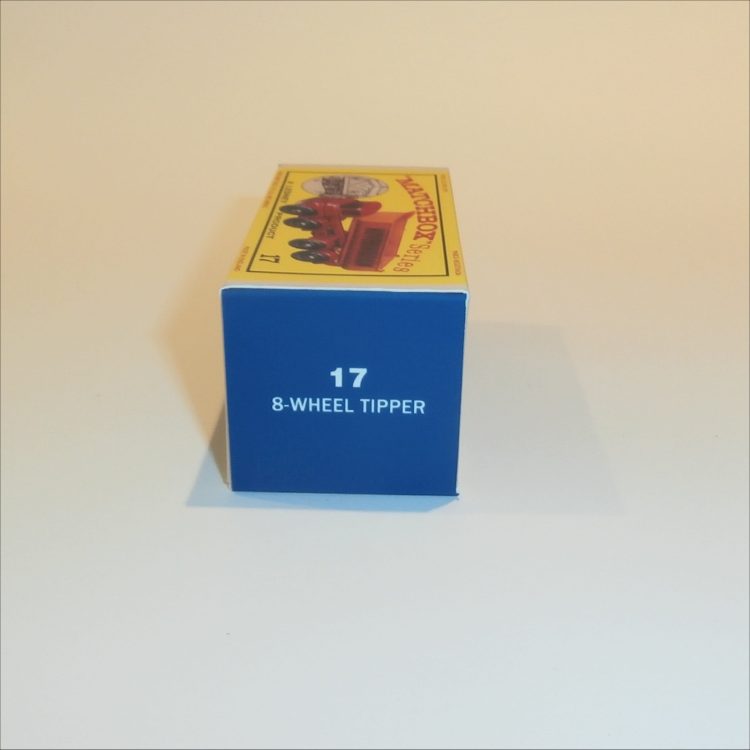 Matchbox Lesney 17d Hoveringham Tipper Truck Empty D Style Repro Box - Image 3