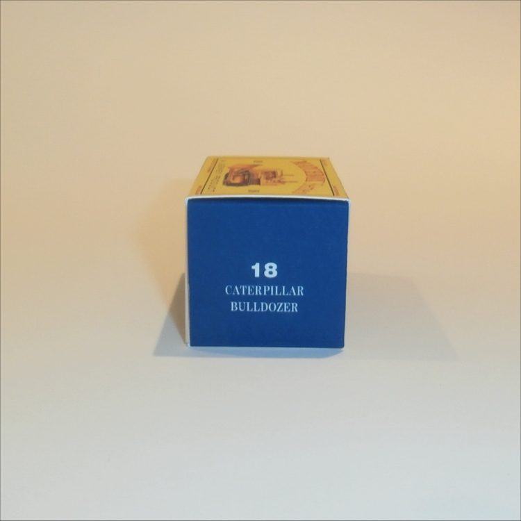 Matchbox Lesney 18c Caterpillar Bulldozer Empty D Style Repro Box - Image 3