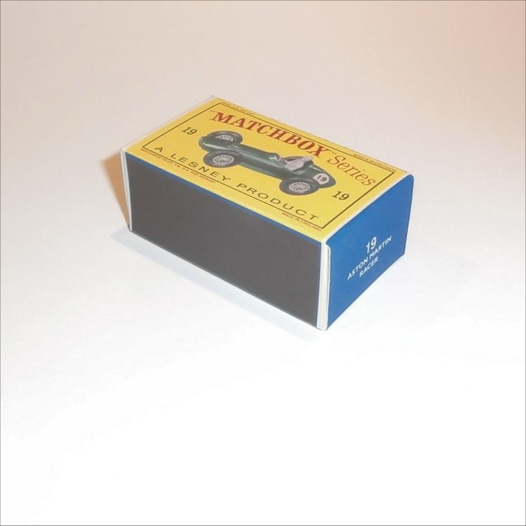 Matchbox Lesney 19c Aston Martin Racing Car Empty D Style Repro Box - Image 2