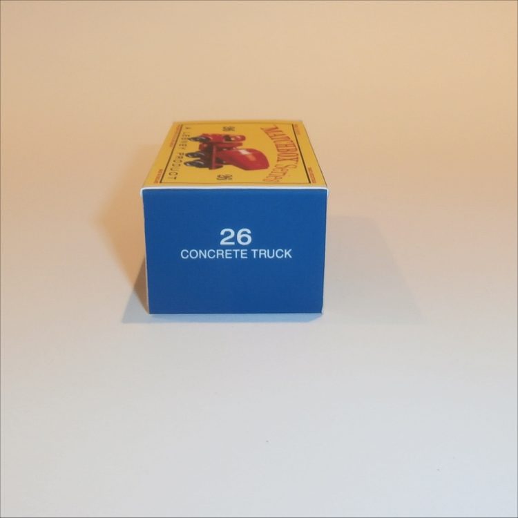 Matchbox Lesney 26b Foden Concrete Truck Empty D Style Repro Box - Image 3