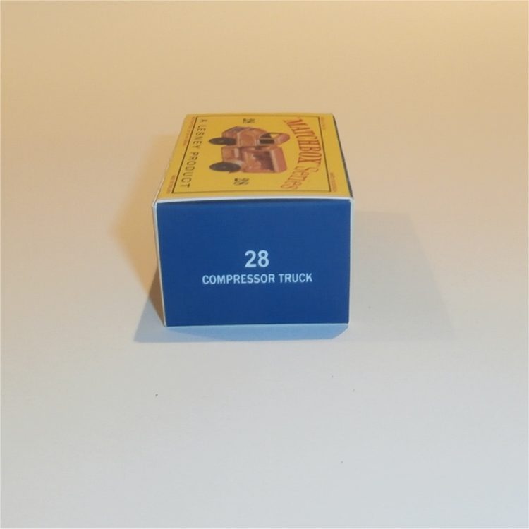 Matchbox Lesney 28b Bedford Compressor Truck Empty D Style Repro Box - Image 3