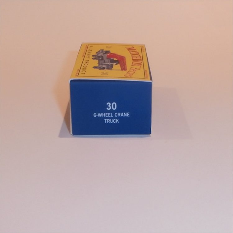 Matchbox Lesney 30b Magirus-Deutz 6-Wheel Crane Empty D Style Repro Box - Image 3