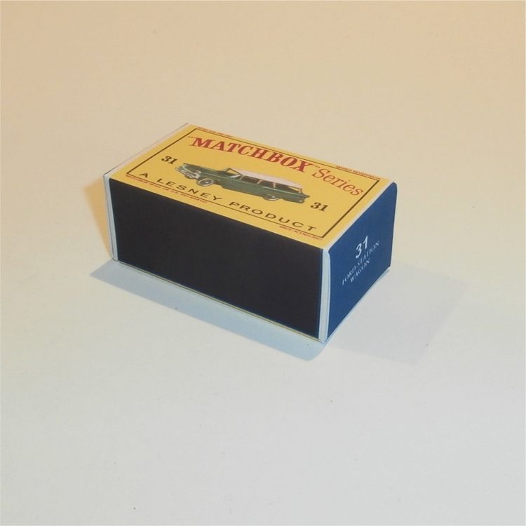 Matchbox Lesney 31b Ford Station Wagon Empty D Style Repro Box - Image 2