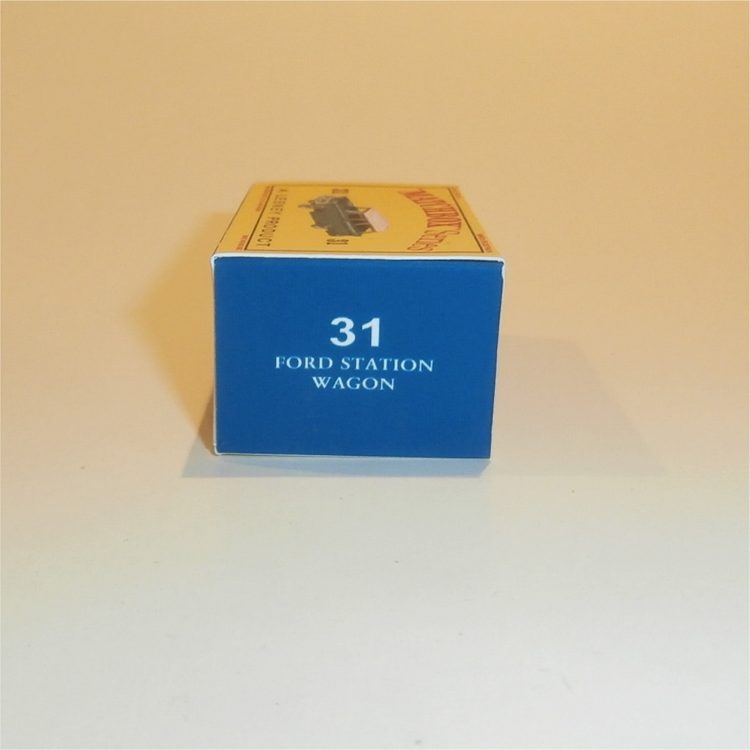 Matchbox Lesney 31b Ford Station Wagon Empty D Style Repro Box - Image 3