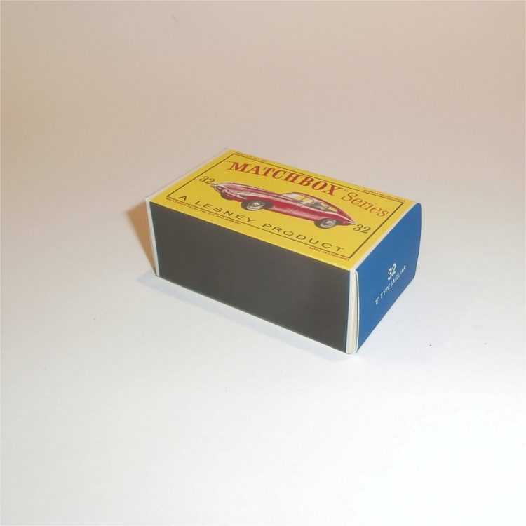Matchbox Lesney 32b Jaguar XKE E-Type Empty D Style Repro Box - Image 2