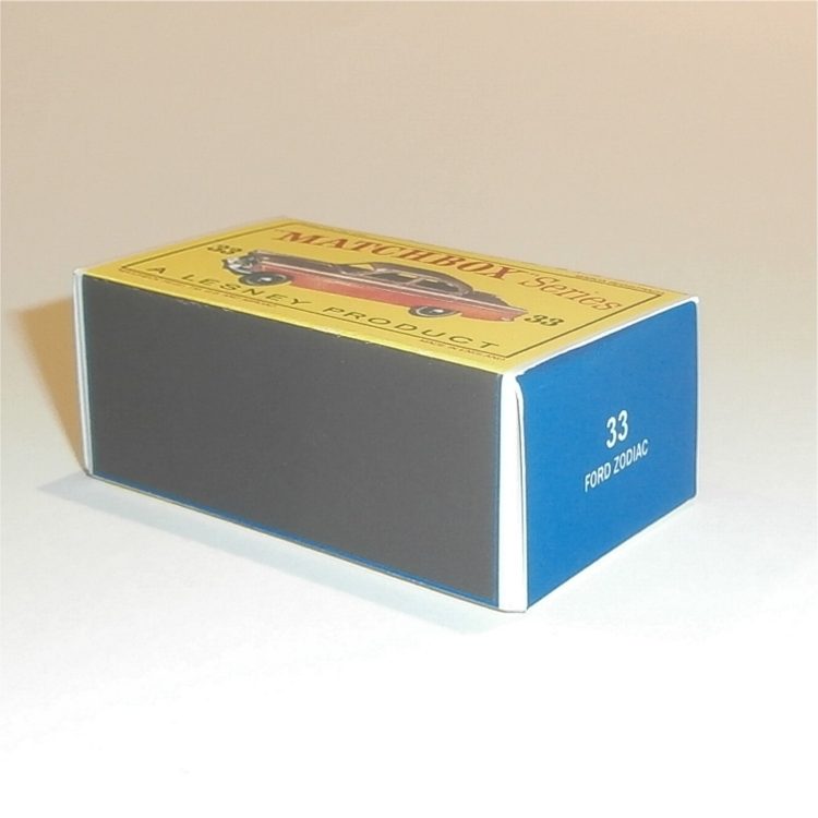 Matchbox Lesney 33a Ford Zodiac Empty D Style Repro Box - Image 2
