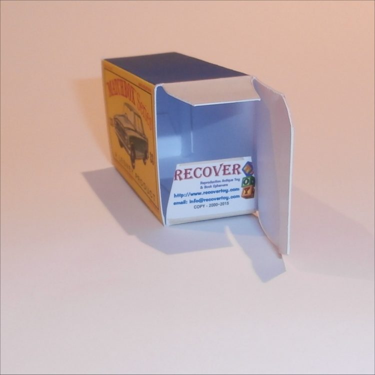 Matchbox Lesney 33b1 Ford Zephyr III Green Empty D Style Repro Box - Image 4