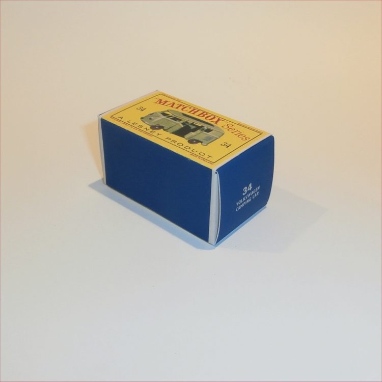 Matchbox Lesney 34b Volkswagen Camper Empty D Style Repro Box - Image 2
