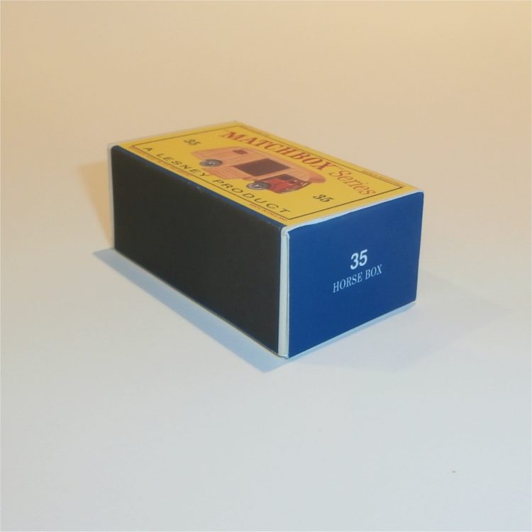 Matchbox Lesney 35a Horse Box Empty D Style Repro Box - Image 2