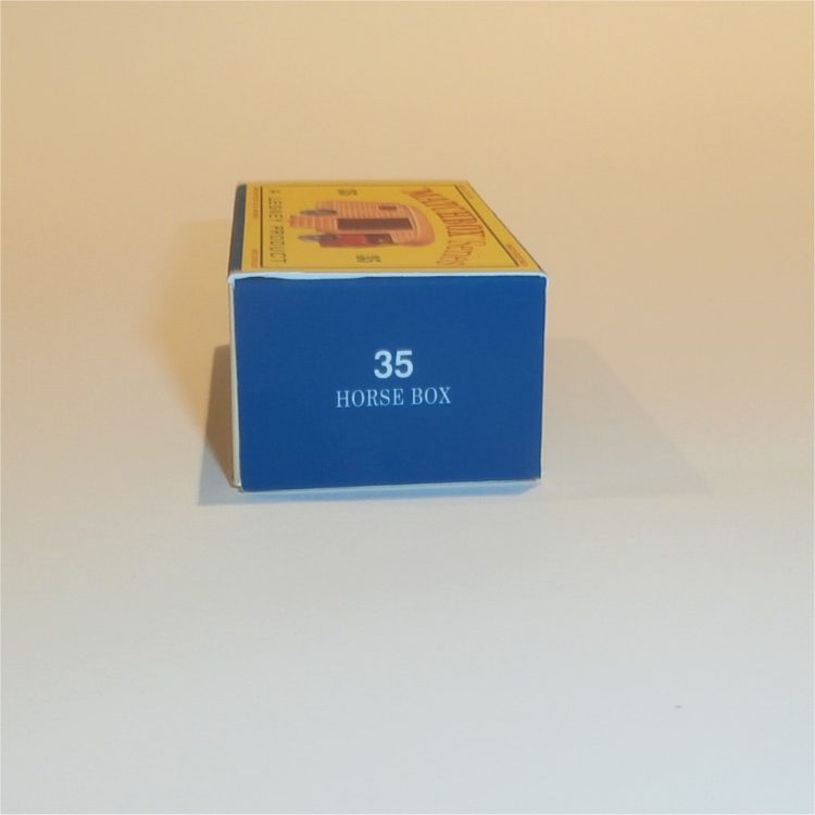 Matchbox Lesney 35a Horse Box Empty D Style Repro Box - Image 3