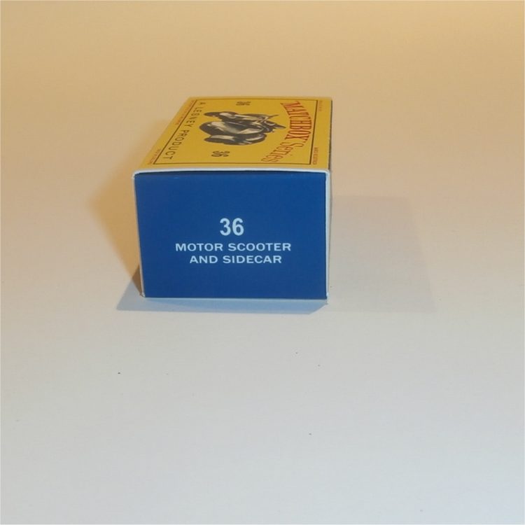 Matchbox Lesney 36b Lambretta Motor Scooter Empty D Style Repro Box - Image 3