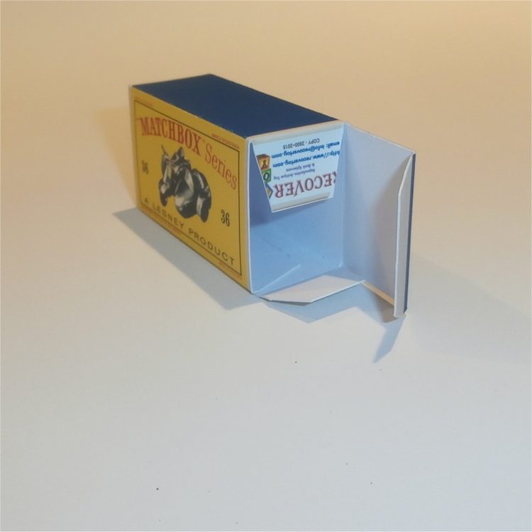 Matchbox Lesney 36b Lambretta Motor Scooter Empty D Style Repro Box - Image 4