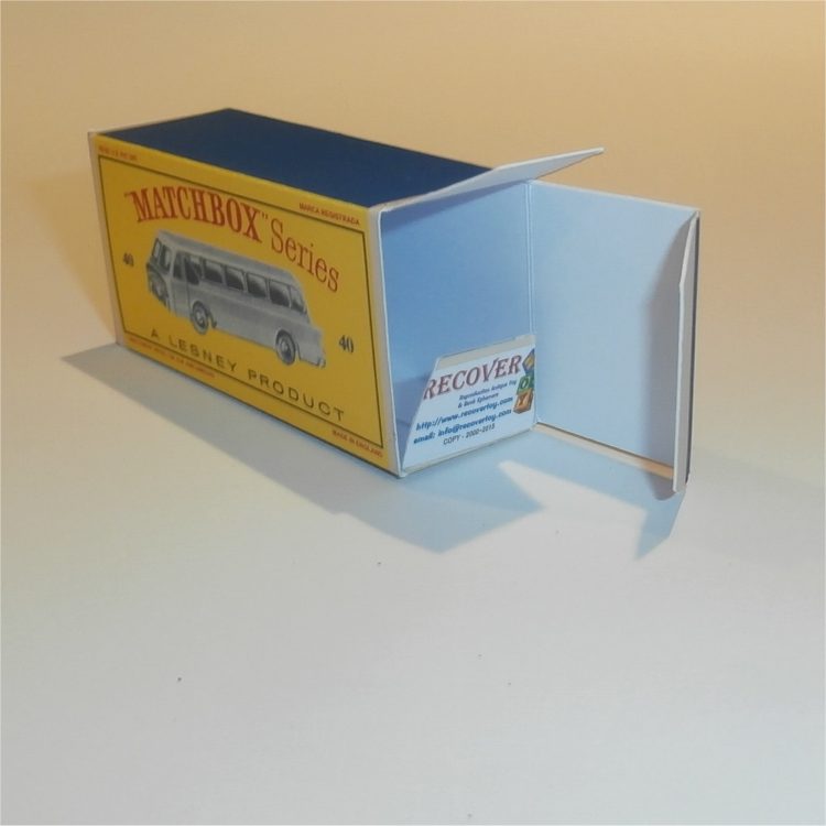 Matchbox Lesney 40b Tiger Coach Empty D Style Repro Box - Image 4