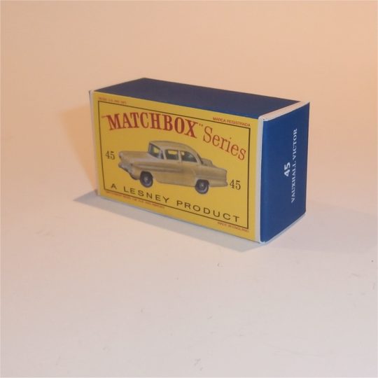 Matchbox Lesney 45a Vauxhall Victor Sedan Empty D Style Repro Box