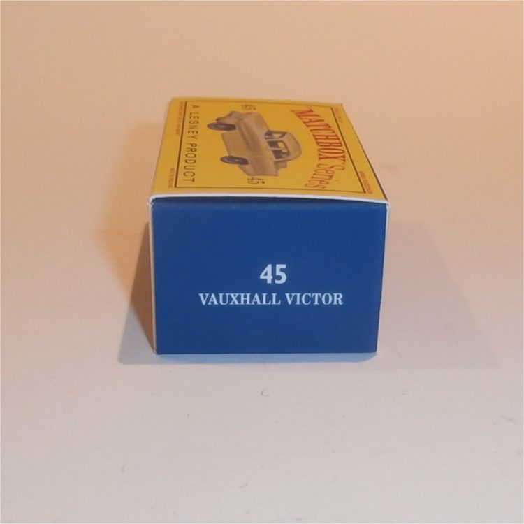 Matchbox Lesney 45a Vauxhall Victor Sedan Empty D Style Repro Box - Image 3