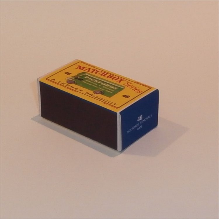 Matchbox Lesney 46b1 Pickfords Van Empty D Style Repro Box - Image 2